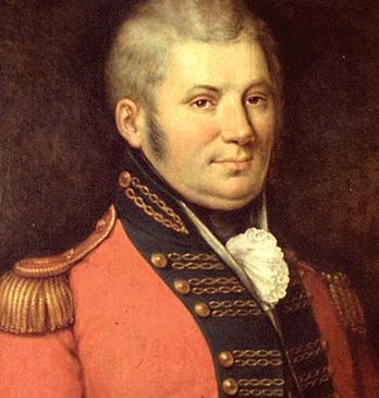 Portrait of John Graves Simcoe, 1752-1806 - painted by Mosnier, Jean Laurent in 1791