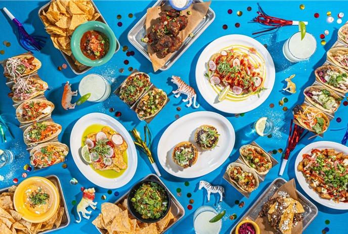 The Mule London showing Tacos, Tequila and more