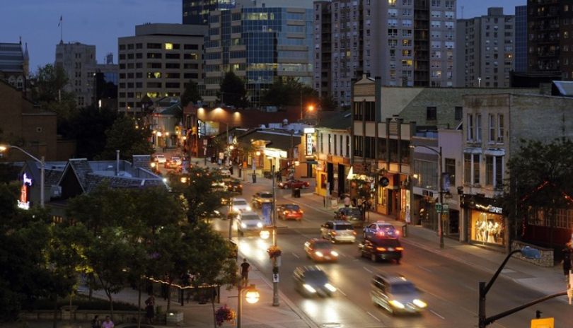 London's downtown skyline.
