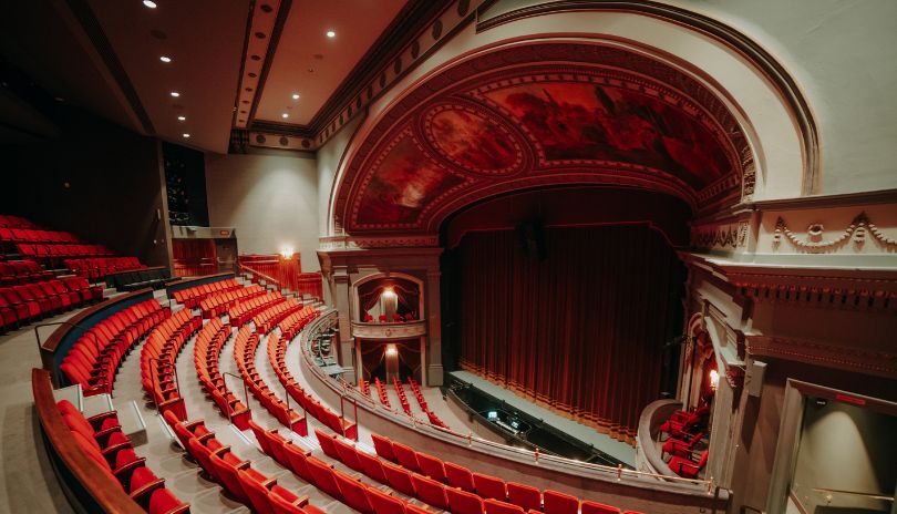 The Grand Theatre from the outside during the day.
