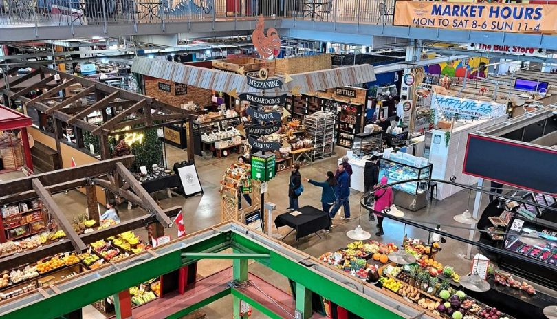 Covent Garden Market from inside.